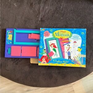 vintage 1991 Rose Art Disney's The Little Mermaid Fashion Maker